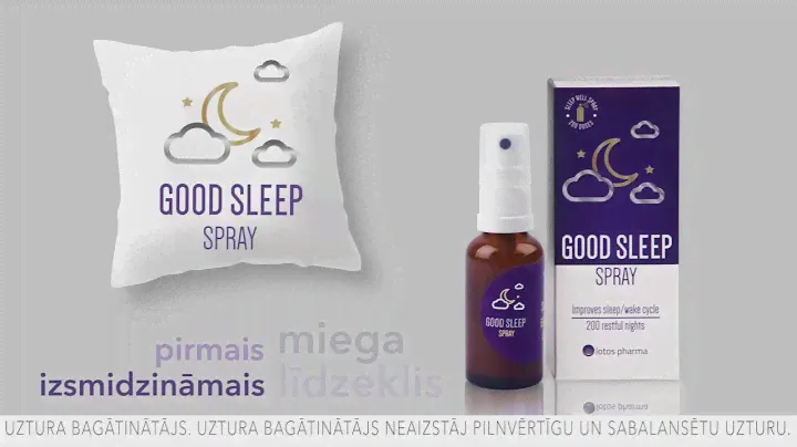 GOOD SLEEP SPRAY izsmidzināms miega līdzeklis