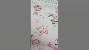 Комплект постельного белья в детскую кроватку 120х60 из поплина 100% хлопок #для_малышей #постель#