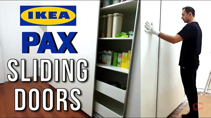 IKEA PAX Wardrobe Sliding Doors Assembly - BIG Kitchen Cabinet Pantry