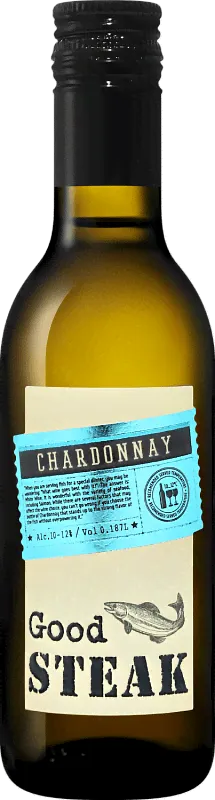 Вино Good Steak Chardonnay Kuban’ - 0.187 л (Гуд Стейк Шардоне Кубань Згу)