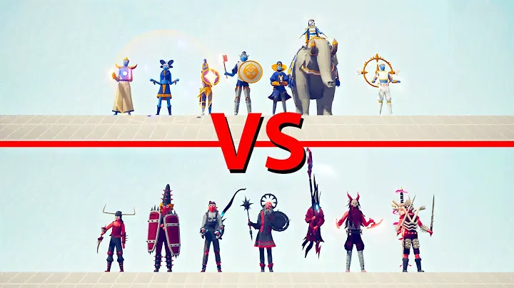 GOOD TEAM vs EVIL TEAM - Totally Accurate Battle Simulator TABS